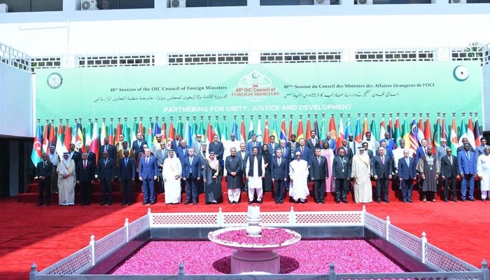Declaration of the 48th Session of the OIC Council of Foreign Ministers “Partnering for Unity, Justice and Development” on 23 March 2022 in Islamabad. — Twitter/OIC_OCI