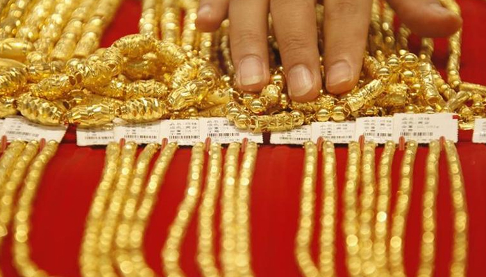 Gold chains. — Reuters/File