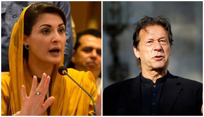 PML-N Vice-President claims Maryam Nawaz (Left), PM Imran Khan (Right). — Reuters/File