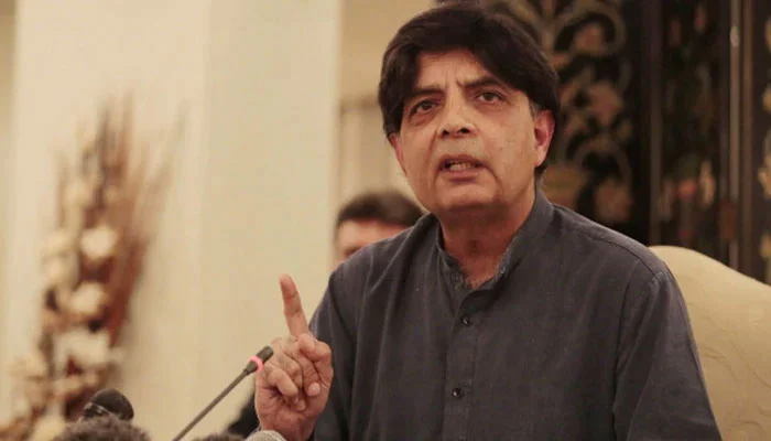 Veteran politician and former federal minister Chaudhry Nisar Ali Khan. -APP/File