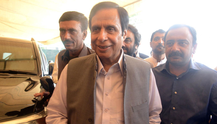 Chaudhry Pervaiz Elahi, the speaker of Punjab Assembly and the leader of the PML-Q, an important ally of the ruling PTI, outside the Punjab Assembly in Lahore, on August 16, 2018. — Online