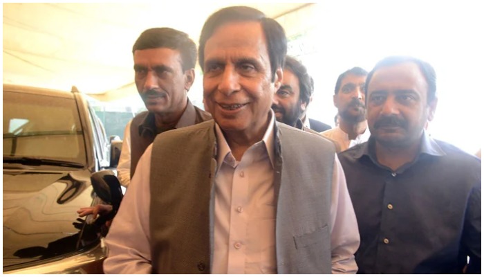 Chaudhry Pervaiz Elahi, the speaker of Punjab Assembly and the leader of the PML-Q, an important ally of the ruling PTI, outside the Punjab Assembly in Lahore, on August 16, 2018. — Online