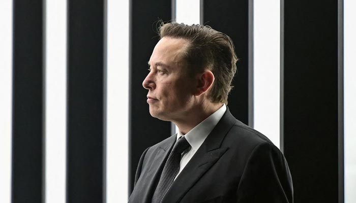 Elon Musk attends the opening ceremony of the new Tesla Gigafactory for electric cars in Gruenheide, Germany, March 22, 2022. — Reuters/File