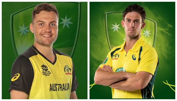 Australian wicketkeeper-batter Josh Inglis (L) and allrounder Mitchell Marsh. — Cricket Australia/File