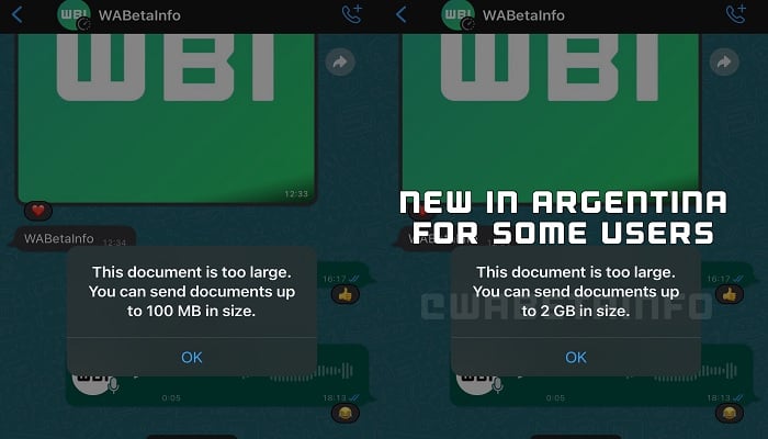 The feature is rolled out for some beta users in Argentina. —WABetaInfo