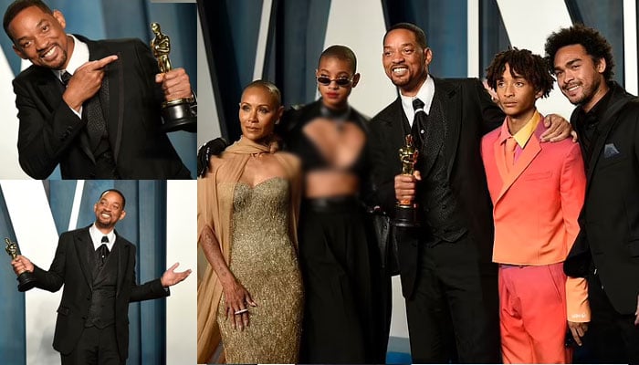 Will Smith delights fans as he dances with wife Jada Pinkett after tearful Oscar