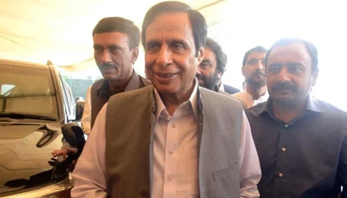 Chaudhry Parvez Elahi, the speaker of Punjab Assembly and the leader of the PML-Q, an important ally of the ruling PTI, outside the Punjab Assembly in Lahore, on August 16, 2018. — Online/File