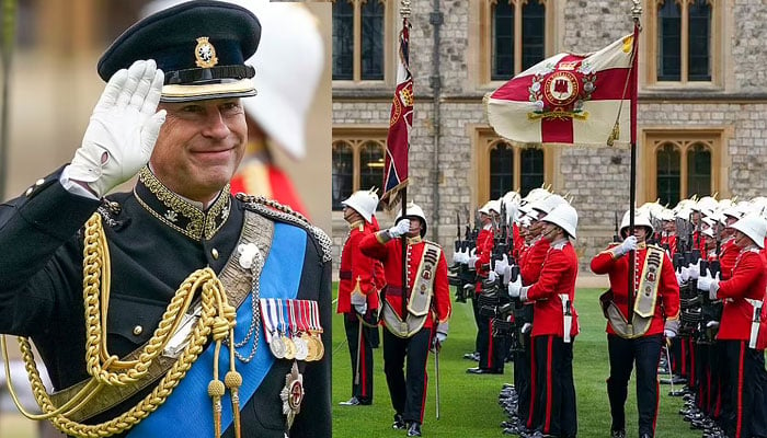 Prince Edward, Earl of Wessex presents new colours to Royal Gibraltar Regiment: Video