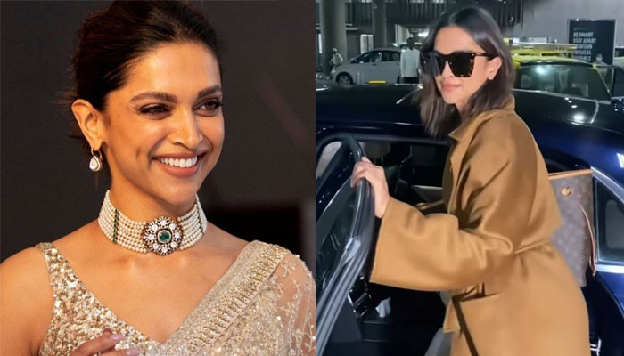 Deepika Padukone slays airport look as she returns home from Dubai