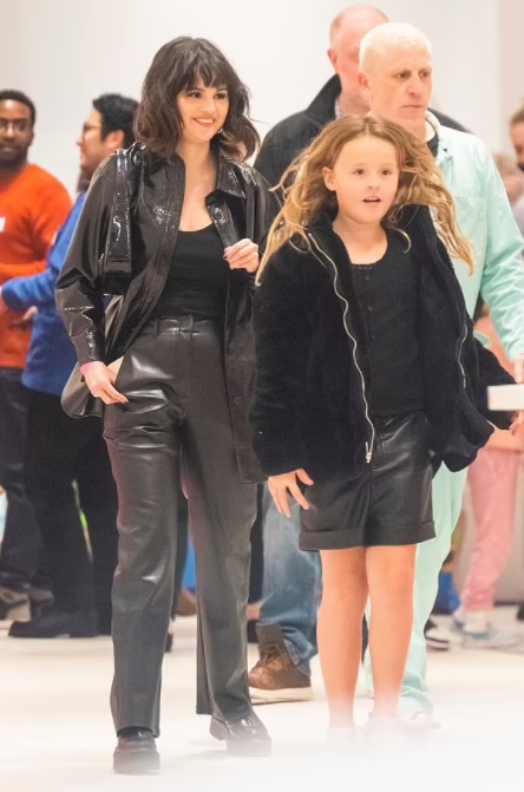 Selena Gomez oozes comfort and style in chic black leather ensemble, see pics