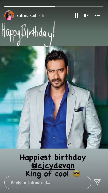 Katrina Kaif, Akshay Kumar, Anil Kapoor wish Ajay Devgn on birthday