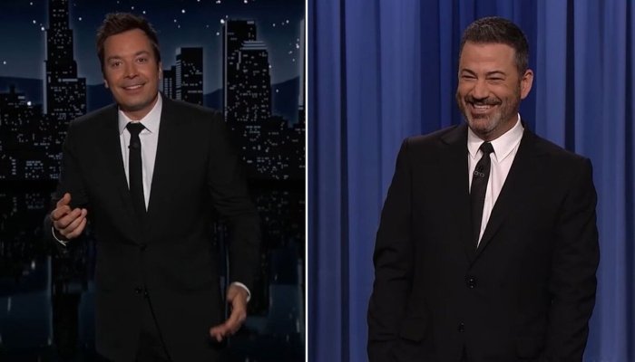 It’s April Fools’ day: Jimmy Fallon and Jimmy Kimmel switched shows as a prank