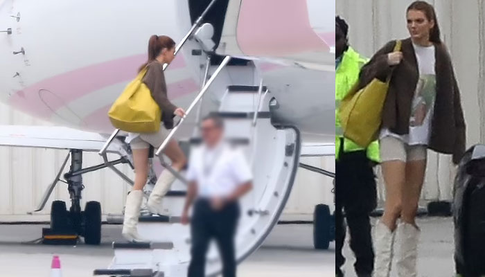 Kendall Jenner stuns onlookers as she showcases her long legs in white shorts