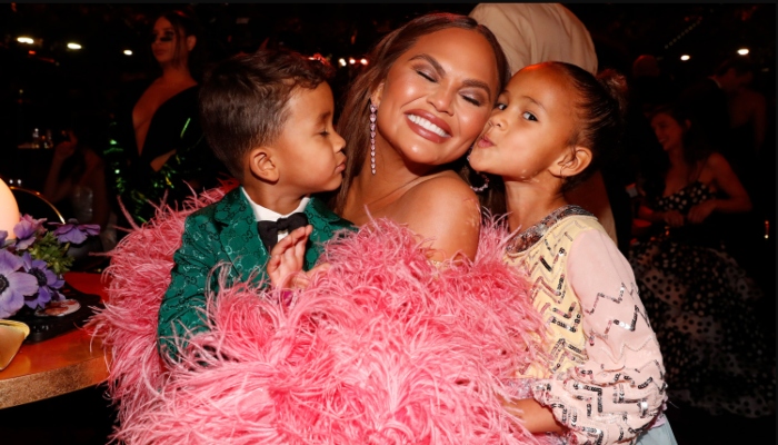 2022 Grammys: Chrissy Teigen’s adorable selfie with Luna, Miles sends fans in awe
