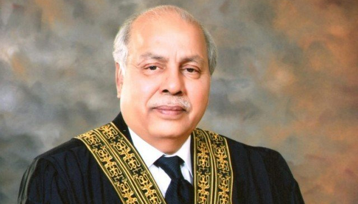 Former chief justice Gulzar Ahmed. — SC website