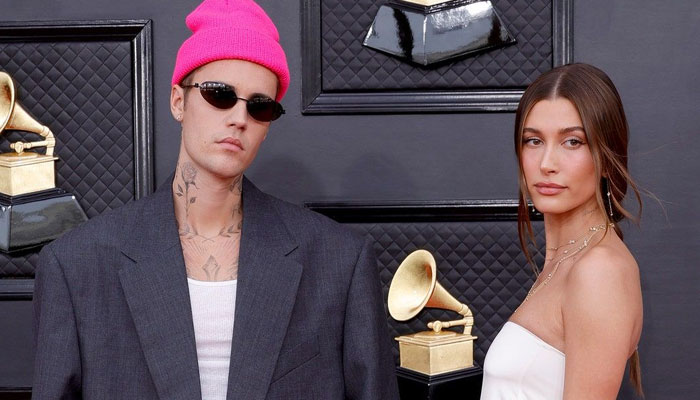 Justin Bieber, Hailey Bieber serve couple goals at Grammys 2022