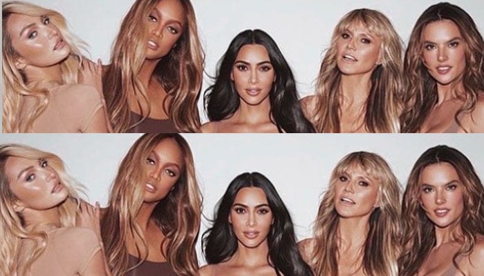 Kim Kardashian attracts iconic models Tyra Banks, Heidi Klum and others to promote her products