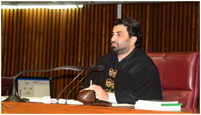 National Assembly Deputy Speaker Qasim Suri. — Twitter/@NAofPakistan