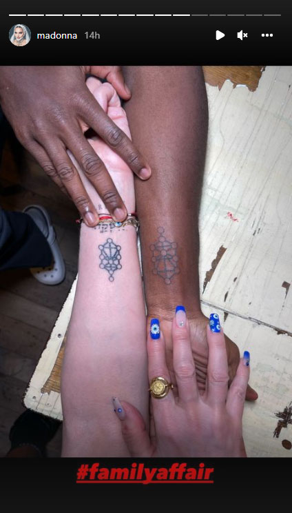 Madonna pays tribute to her mother with new tattoo: ‘My mother bled for me’