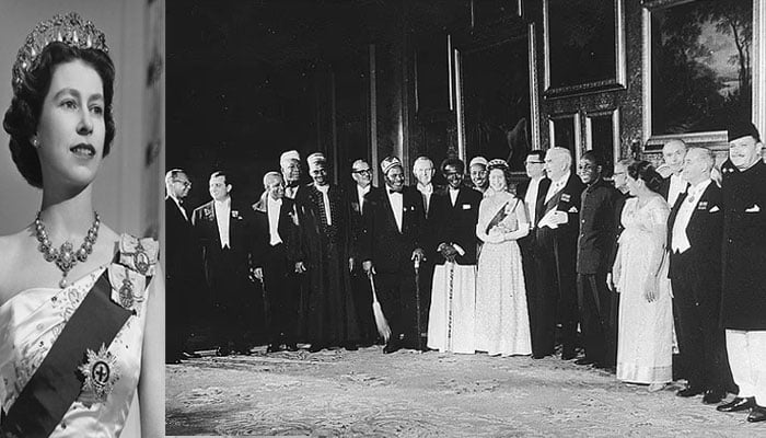 Queen looks gorgeous in 1964 photo with Commonwealth Heads of State