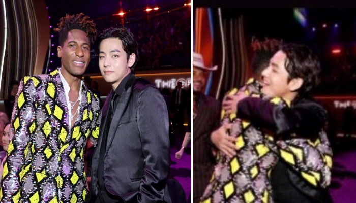 BTS’ V and Jon Batiste enjoy music and food after 2022 Grammys, watch