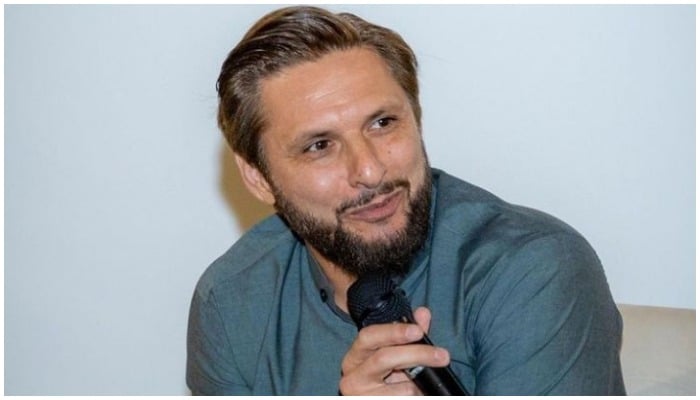 Former Pakistan cricketer Shahid Afridi, — Twitter/FahadAfridian10