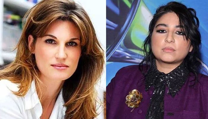 Arooj Aftab receives applause from Jemima Goldsmith for winning Grammy
