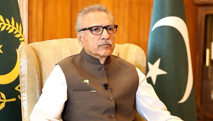 President Arif Alvi. — APP/File