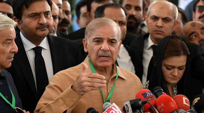 Process to appoint interim PM 'violation of law, Constitution', Shahbaz tells President Alvi