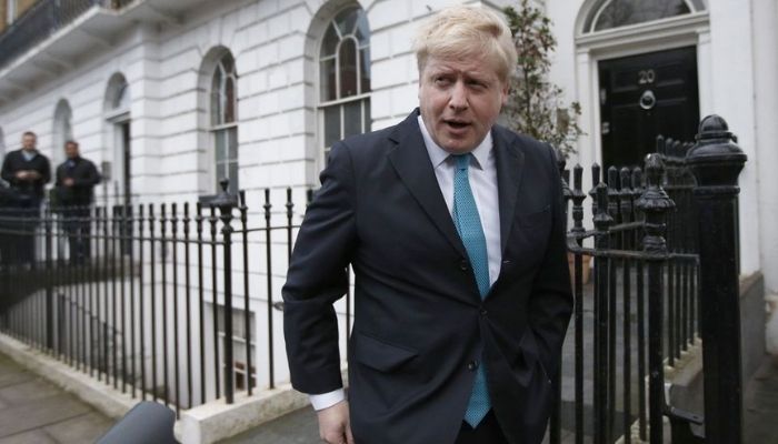 London Mayor Boris Johnson prepares to speak to the media in front of his home in London, Britain February 21, 2016. Britain will hold a referendum on European Union membership on June 23. — Reuters/Peter Nicholls