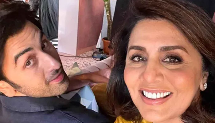 Neetu Kapoor is all smiles ahead of son Ranbir Kapoors wedding to Alia Bhatt