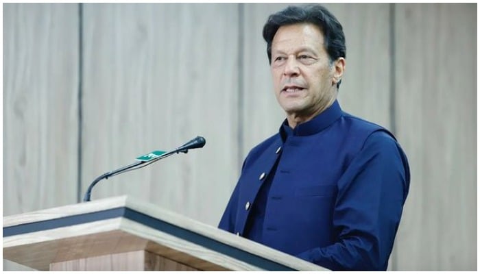 PM Imran Khan addresses inauguration ceremony of Pakistan Emergency Helpline 911. — Instagram/imrankhan.pti