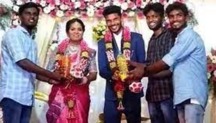 Couple gets petrol as wedding gift. Screengrab from Twitter/CNNnews18