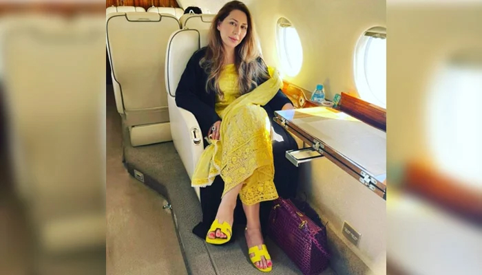 Farah Khan, a close friend of first lady Bushra Bibi. — Twitter/Hamza Azhar Salam