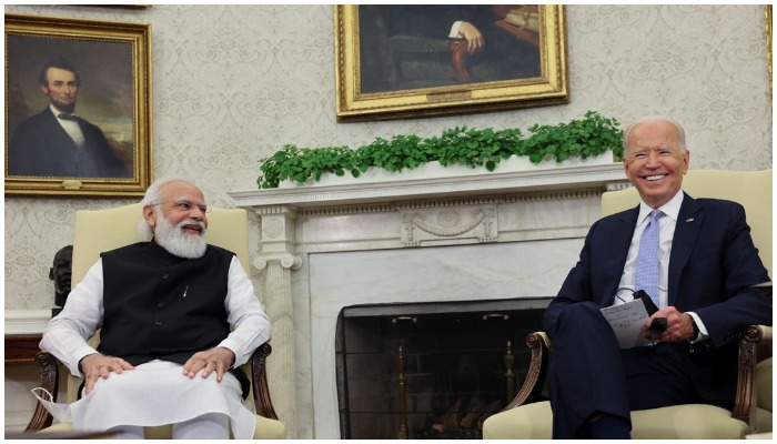 U.S. President Joe Biden meets with Indias Prime Minister Narendra Modi in the Oval Office at the White House in Washington, U.S., September 24, 2021. — Reuters/Evelyn Hockstein