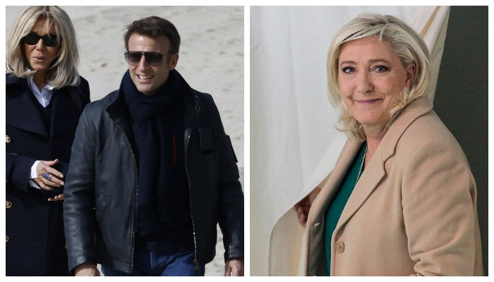 Emmanuel Macron memimpin Marine Le Pen dalam pertempuran pemilihan Prancis