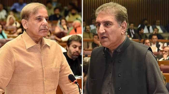 Shahbaz, Qureshi's nomination papers for PM’s election accepted by NA 