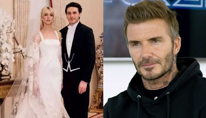 David Beckham breaks into tears at son Brooklyns wedding to Nicola Peltz