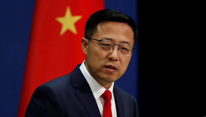 Chinese Foreign Ministry spokesman Zhao Lijian attends a news conference in Beijing, China September 10, 2020. — Reuters/File