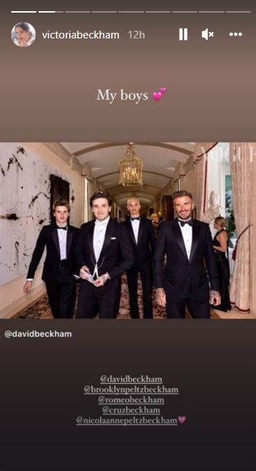 David Beckham, sons drop jaws with dapper wedding photo, Victoria Beckham reacts