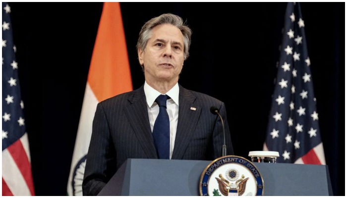 US Secretary of State Antony Blinken holds a joint news conference during the fourth US-India 2+2 Ministerial Dialogue at the State Department in Washington, US, April 11, 2022. — Reuters/File