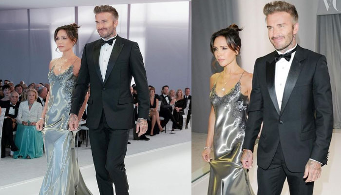 David Beckham flirts with Victoria Beckham after son Brooklyn’s wedding to Nicola