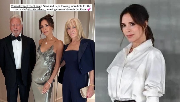 Victoria Beckham looks elated in new pic with parents after Brooklyns wedding