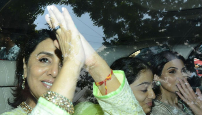Ranbir-Alia Wedding: Mother-in-law Neetu Kapoor arrives for Ganesh Pooja