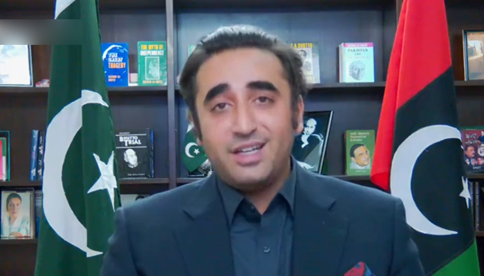 PPP Chairman Bilawal Bhutto-Zardari in an interview with CNNConnect on April 13, 2022. — Twitter Screengrab