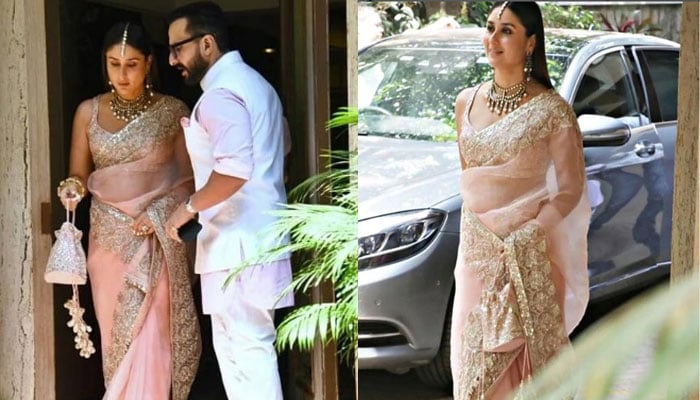 Kareena Kapoor, Saif Ali Khan bring their fashion A-Game to Ranbir-Alias wedding: pics