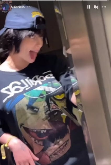 Billie Eilish amazes fans as she puts her eye-popping display, slips into Gorillaz T-shirt