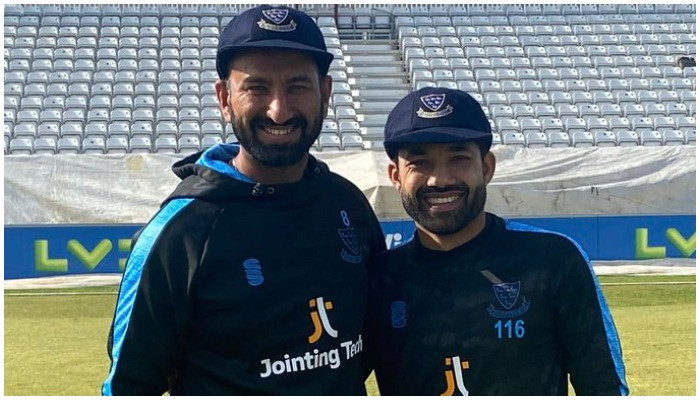 Rizwan dari Pakistan dan Pujara dari India bersatu untuk Sussex