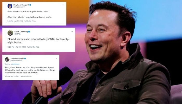 Tanggapan lucu atas tawaran Elon Musk untuk membeli Twitter
