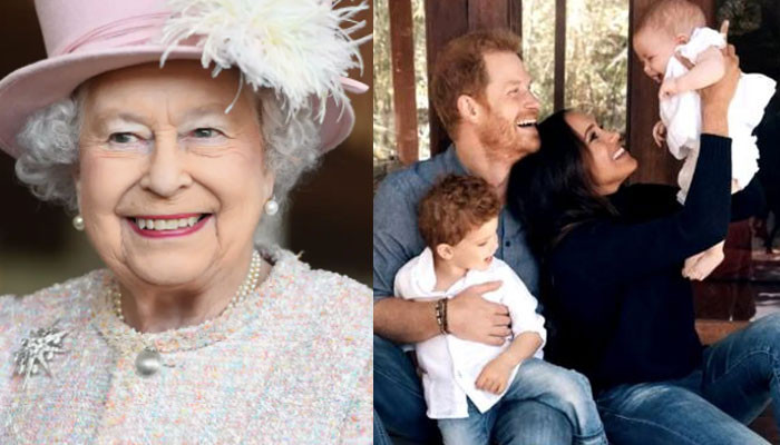 Princ Harry a Meghan Markle slibují, že královna během „vřelého“ setkání obejme Archieho a Lily